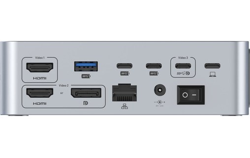Station d'accueil USB4 8K 15 ports - LMP USB4 SuperDock 2 - Gris sidéral
