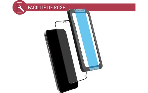 Protection d'écran pour iPhone 12/12 Pro - Force Glass Original Avec kit de pose