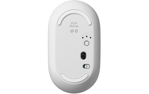 Clavier + Souris sans fil Logitech POP Icon Combo - Blanc, Orange