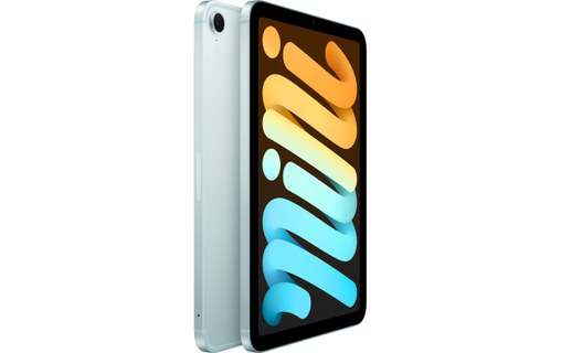 Apple iPad mini - 2024 - Wi-Fi + Cellular - 128 Go - Bleu