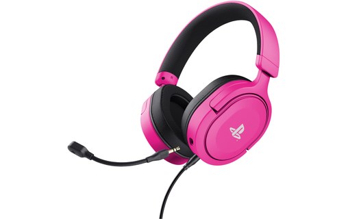 Casque gaming Trust GXT 498P Forta pour PS5, Rose