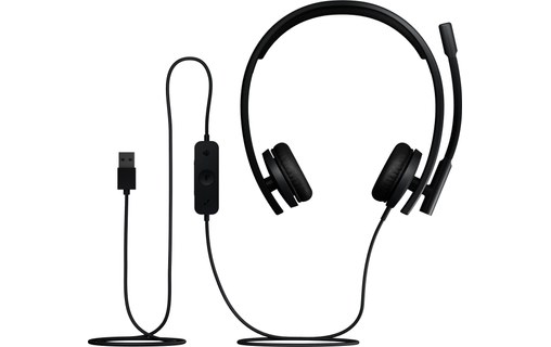 Micro-casque Logitech H570e (MS Teams) Stéréo, Noir - USB