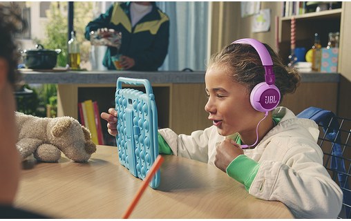 Casque gaming JBL Junior 320 pour enfants, Violet