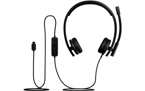 Micro-casque Logitech H570e (MS Teams) Stéréo, Noir - USB-C