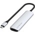Dock USB-C 4 ports - Satechi 4-in-1 Adapter - Argent - HDMI 4K + USB