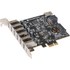 Carte PCIe USB-A 7 ports (6 externes, 1 interne) - Sonnet Allegro (5 Gbit/s)