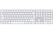 Apple Magic Keyboard avec Touch ID et pavé numérique (2024) - Blanc