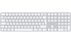 Apple Magic Keyboard avec Touch ID et pavé numérique (2024) - Blanc - Anglais