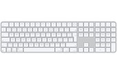 Apple Magic Keyboard avec Touch ID et pavé numérique (2024) - Blanc - Anglais