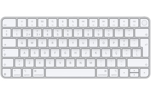 Apple Magic Keyboard avec Touch ID (2024) - Blanc - Portugais