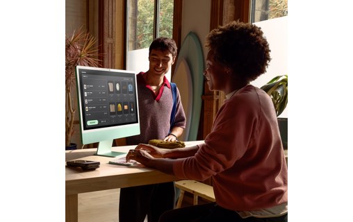 Apple iMac 24" Retina 4,5K M4 (2024) 8/8 coeurs SSD 256 Go 16 Go RAM - Vert