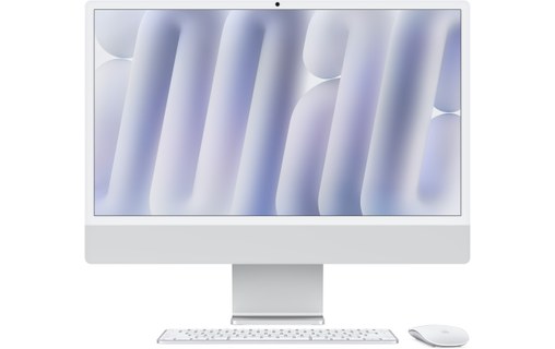 Apple iMac 24" Retina 4,5K M4 (2024) 8/8 coeurs SSD 256 Go 16 Go RAM - Argent