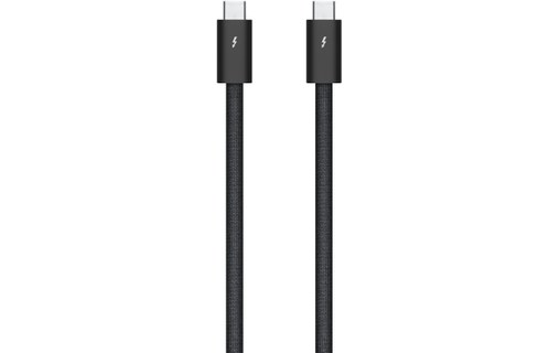 Câble Thunderbolt 5 Apple - 120 Gbit/s 240 W - 1 m - Noir