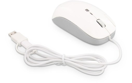 Souris LMP Elite Pro USB-C et USB - Blanche - Ergonomique