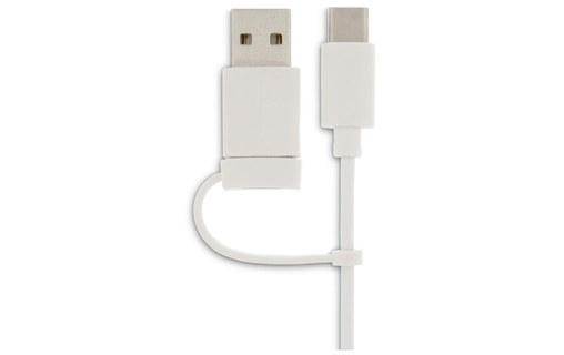 Souris LMP Elite Pro USB-C et USB - Blanche - Ergonomique