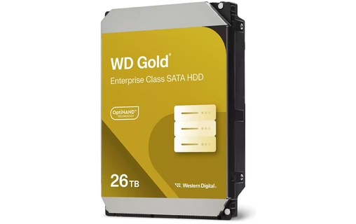 Western Digital WD Gold 26 To - Disque dur 7200 tr/min - WD261KRYZ