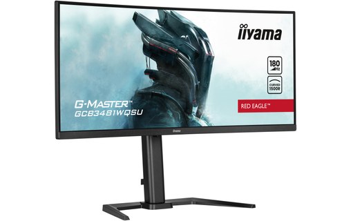 Écran Incurvé 34" iiyama G-MASTER GCB3481WQSU-B1 - 180 Hz