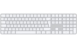 Apple Magic Keyboard avec Touch ID et pavé numérique (2024) - Blanc - Allemand