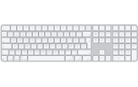 Apple Magic Keyboard avec Touch ID et pavé numérique (2024) - Blanc - Allemand
