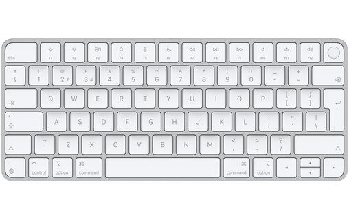 Apple Magic Keyboard avec Touch ID (2024) - Blanc - Anglais UK
