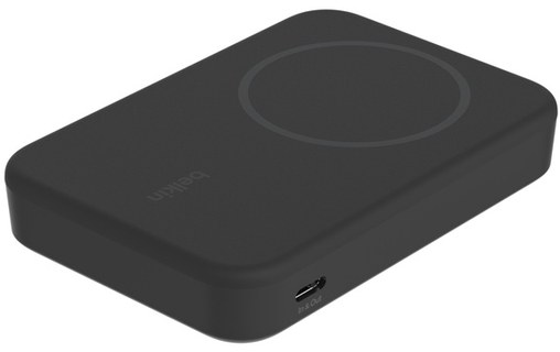 Batterie externe magnétique 8K avec Qi2 15 W - Belkin BoostCharge Pro noire