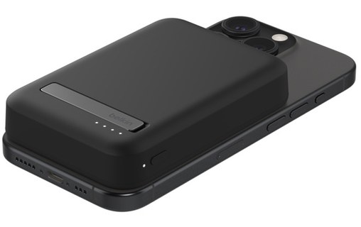 Batterie externe magnétique 8K avec Qi2 15 W - Belkin BoostCharge Pro noire