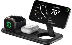 Chargeur sans fil Qi2 (15 W) 3-en-1 - Satechi Trio Wireless Charging Pad