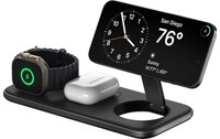 Chargeur sans fil Qi2 (15 W) 3-en-1 - Satechi Trio Wireless Charging Pad