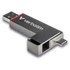 Clé USB-C et USB-A Verbatim Dual QuickStick 256 Go - Gris - USB 3.2