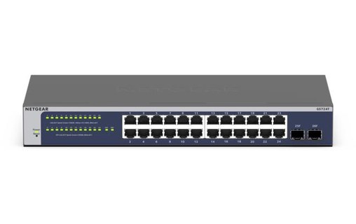 Switch Ethernet Netgear GS724Tv6 24 ports - Manageable, L2+/L3
