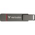 Clé USB-C et USB-A Verbatim Dual QuickStick 256 Go - Gris - USB 3.2