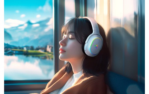 Casque gaming sans fil Razer Barracuda X Chroma, Blanc - Bluetooth