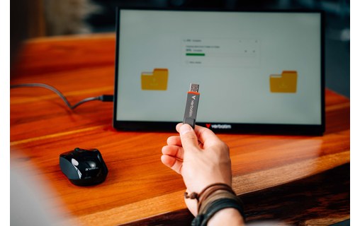 Clé USB-C et USB-A Verbatim Dual QuickStick 256 Go - Gris - USB 3.2