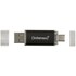 Clé USB-C et USB-A Intenso Twist Line 256 Go - USB 3.2