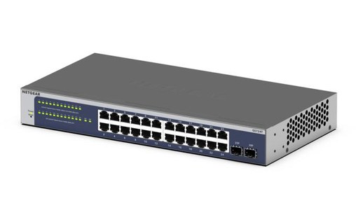 Switch Ethernet Netgear GS724Tv6 24 ports - Manageable, L2+/L3