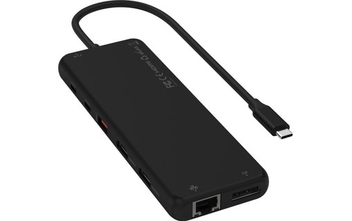 Dock USB-C 13 ports - Satechi 13-in-1 Triple Display Multiport Adapter - Noir