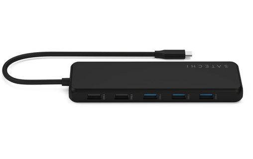 Dock USB-C 13 ports - Satechi 13-in-1 Triple Display Multiport Adapter - Noir