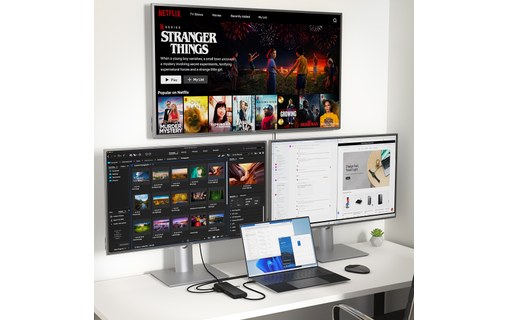 Dock USB-C 13 ports - Satechi 13-in-1 Triple Display Multiport Adapter - Noir