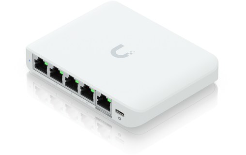 Switch Ethernet Ubiquiti UniFi Flex Mini 2.5G 5 ports - 2,5 GbE, Manageable, PoE