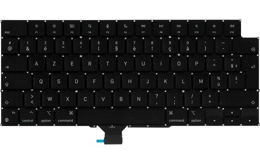 Clavier AZERTY Français pour MacBook Pro 14" et 16" 2021 à 2023