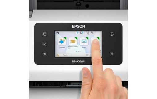 Scanner à défilement Epson WorkForce DS-900WN - WiFi, Ethernet
