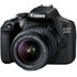 Appareil photo Reflex Canon EOS 2000D BK 18-55 IS II EU26 - APS-C 24,1 MP