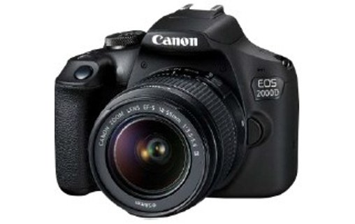 Appareil photo Reflex Canon EOS 2000D BK 18-55 IS II EU26 - APS-C 24,1 MP