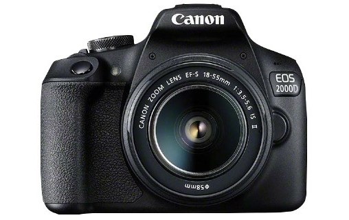 Appareil photo Reflex Canon EOS 2000D BK 18-55 IS II EU26 - APS-C 24,1 MP