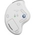 Souris sans fil Logitech Ergo M575S - Blanche - Ergonomique, Trackball