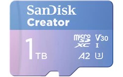 Carte microSDXC SanDisk Creator 1 To, UHS-I