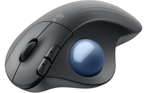 Souris sans fil Logitech Ergo M575S - Graphite - Ergonomique, Trackball