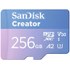 Carte microSDXC SanDisk Creator 256 Go, UHS-I