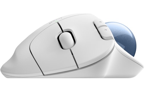 Souris sans fil Logitech Ergo M575S - Blanche - Ergonomique, Trackball