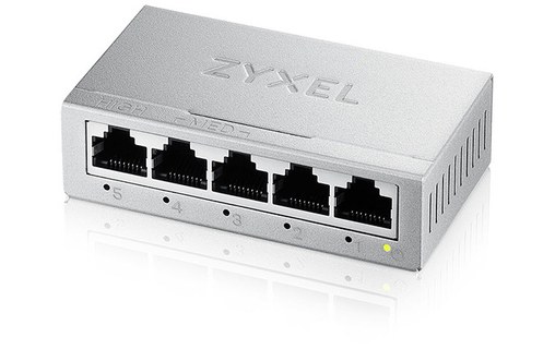 Switch Ethernet ZyXEL Série GS-100 - GS-105B V5 5 ports - L2